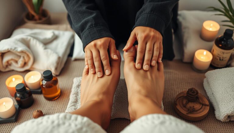 how to do a reflexology foot massage