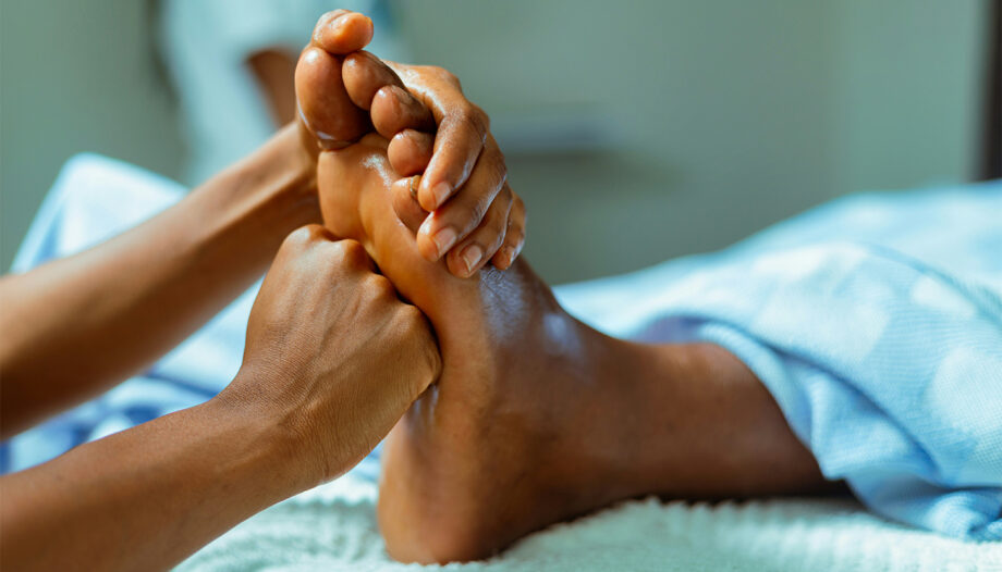 massage treatment for neuropathy in legs and feet